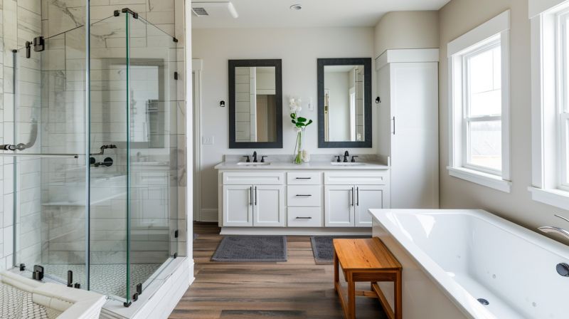 Open-Concept Bathrooms